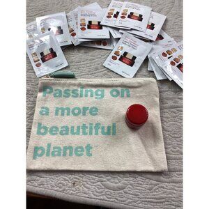 25 Samples + 1 Travel Jar Clarins Instant Smooth Perfecting Touch*Canvas Pouch